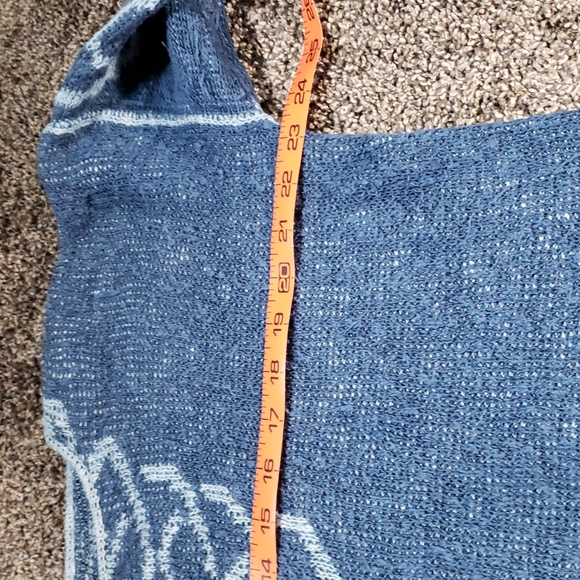 Bill Baber Scottish Handmade Blue Pullover Knit Sweater L/XL - Picture 8 of 16